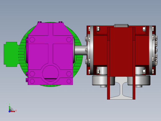 堆垛机行走机构前视缩略图
