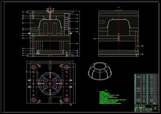 塑料菜筐注塑模具设计缩略图