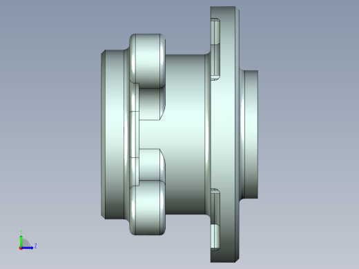 高性能赛车盘式制动器结构设计【浮动盘式】【含三维+CAD图+文档】左视缩略图