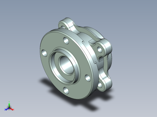 高性能赛车盘式制动器结构设计【浮动盘式】【含三维+CAD图+文档】正等轴测缩略图