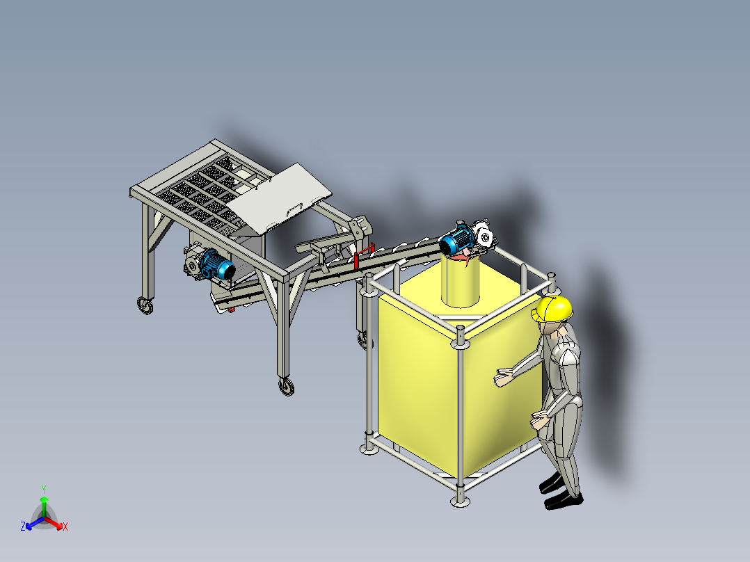 糖、香料和其他物质的破碎机和输送机