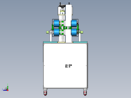 生产线双牵引机（sw18可编辑+cad+bom）右视缩略图