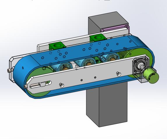 生产线双牵引机（sw18可编辑+cad+bom）