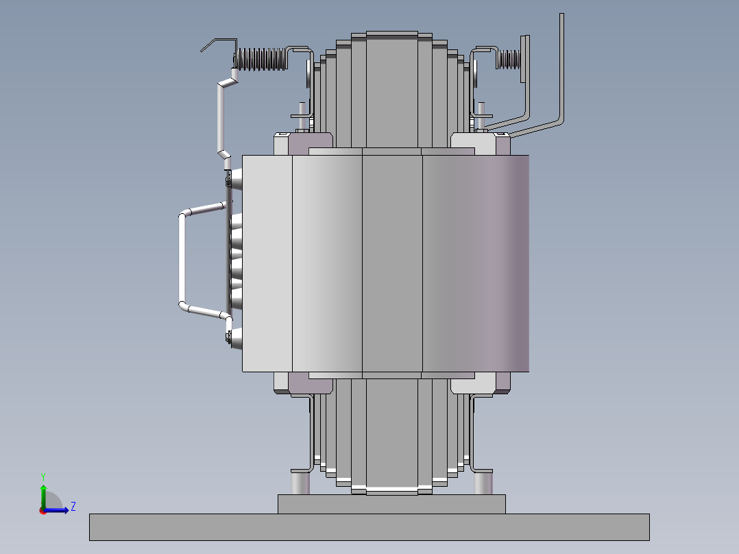 干式变压器sw14可编辑左视图