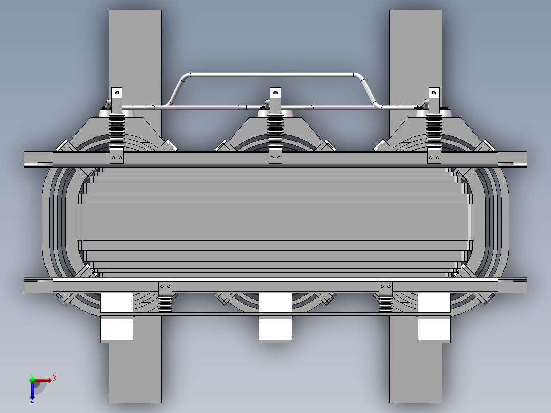 干式变压器sw14可编辑俯视图
