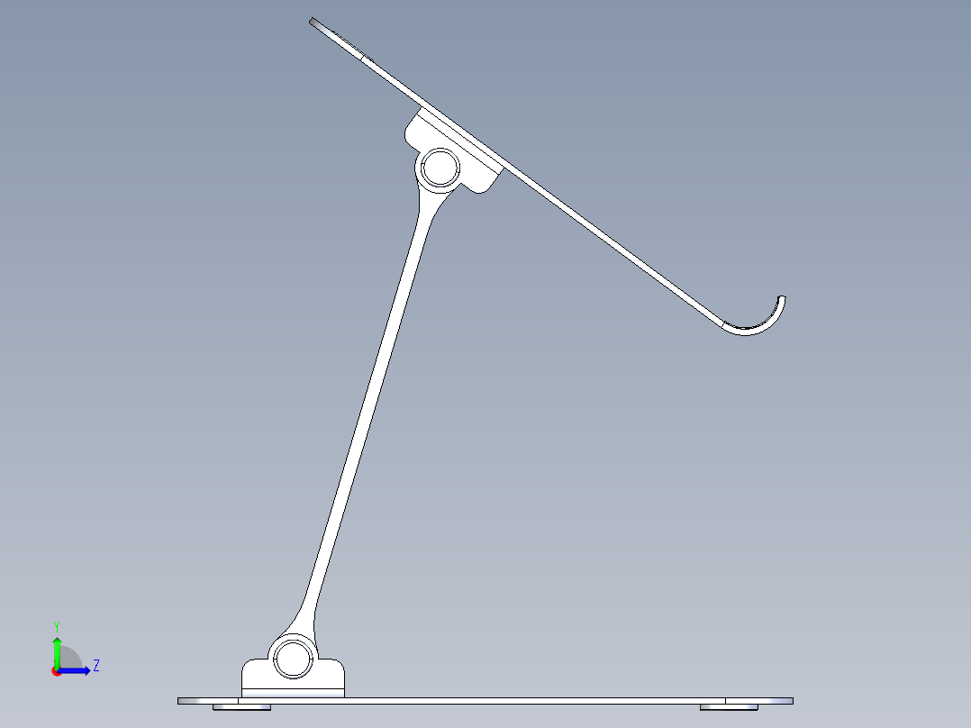 手机支架左视图
