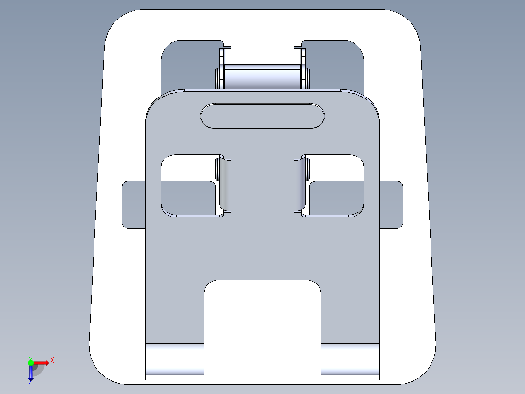 手机支架俯视图