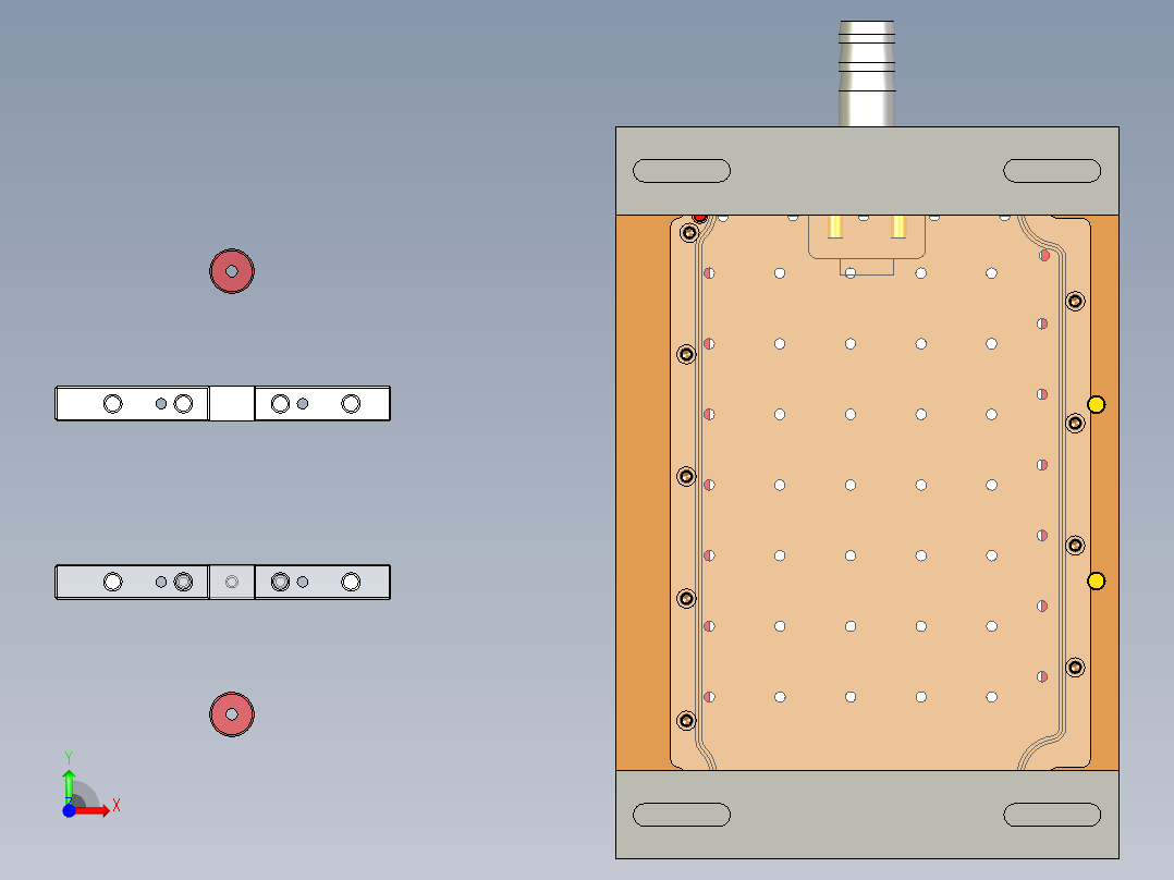 gds50-D笔记本CNC工装夹具三维模型-CNC1铣端面-200916前视图