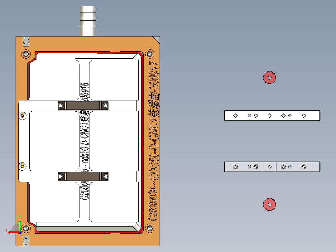 gds50-D笔记本CNC工装夹具三维模型-CNC1铣端面-200916后视图