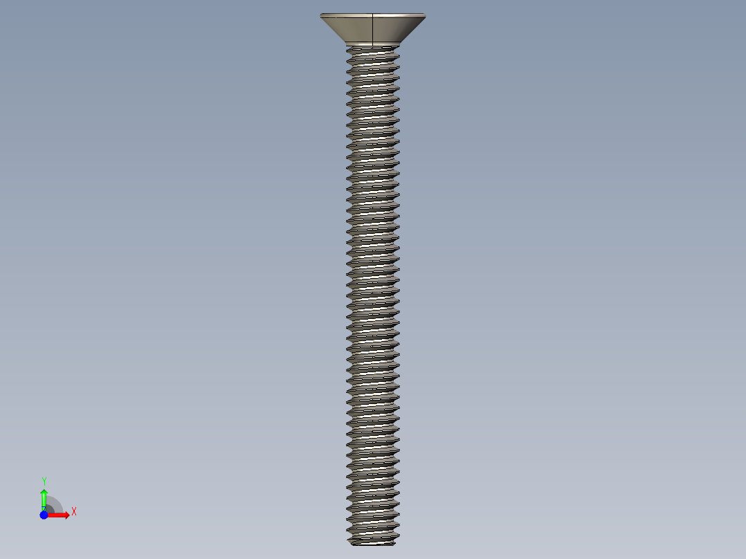 Screw_ISO_10642_M2x20_A2.STEP前视图