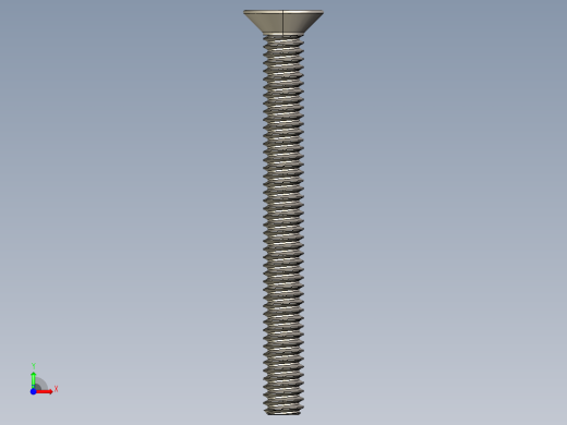 Screw_ISO_10642_M2x20_A2.STEP前视缩略图