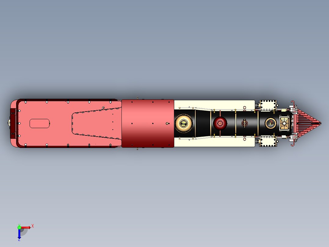 火车、动车、高铁(24)俯视图