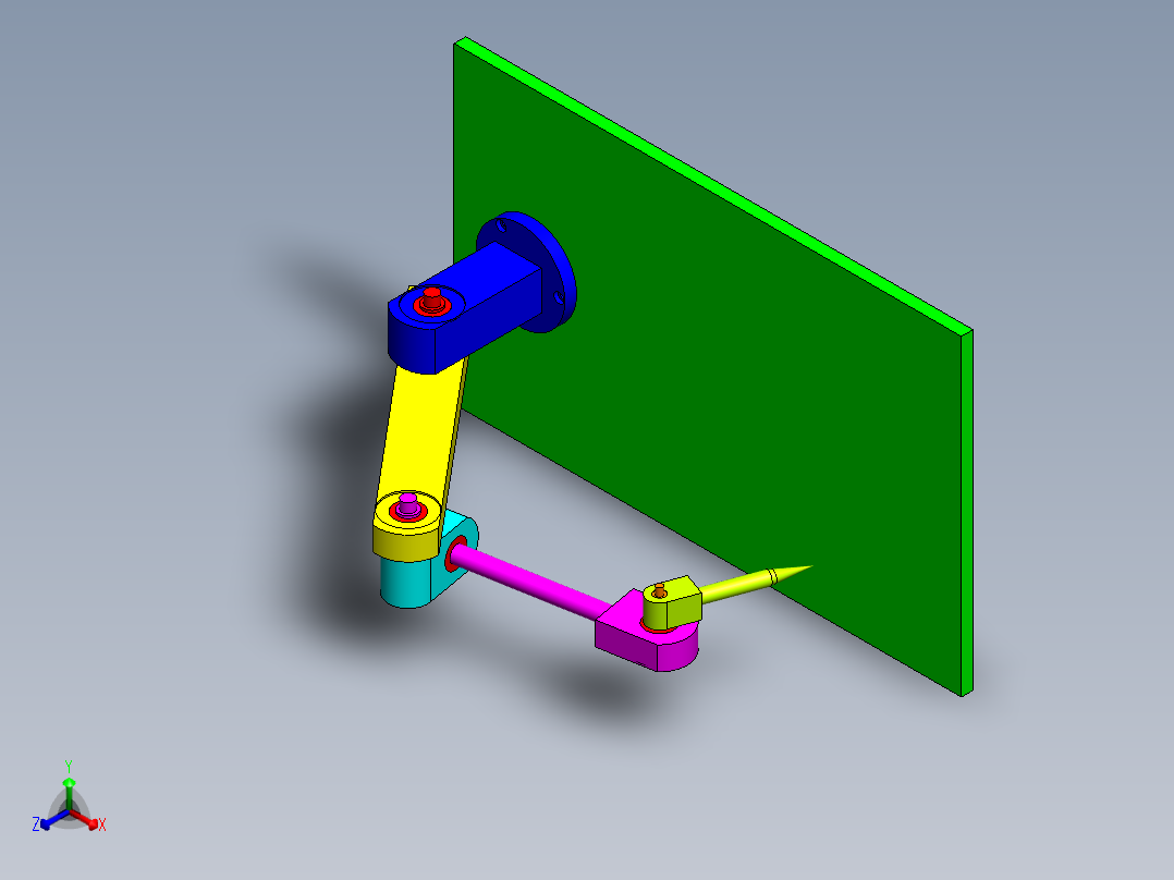 三坐标测量机正等轴测图