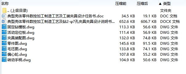 典型壳体的数控加工制造工艺及钻2-φ7孔夹具设计含7张CAD图