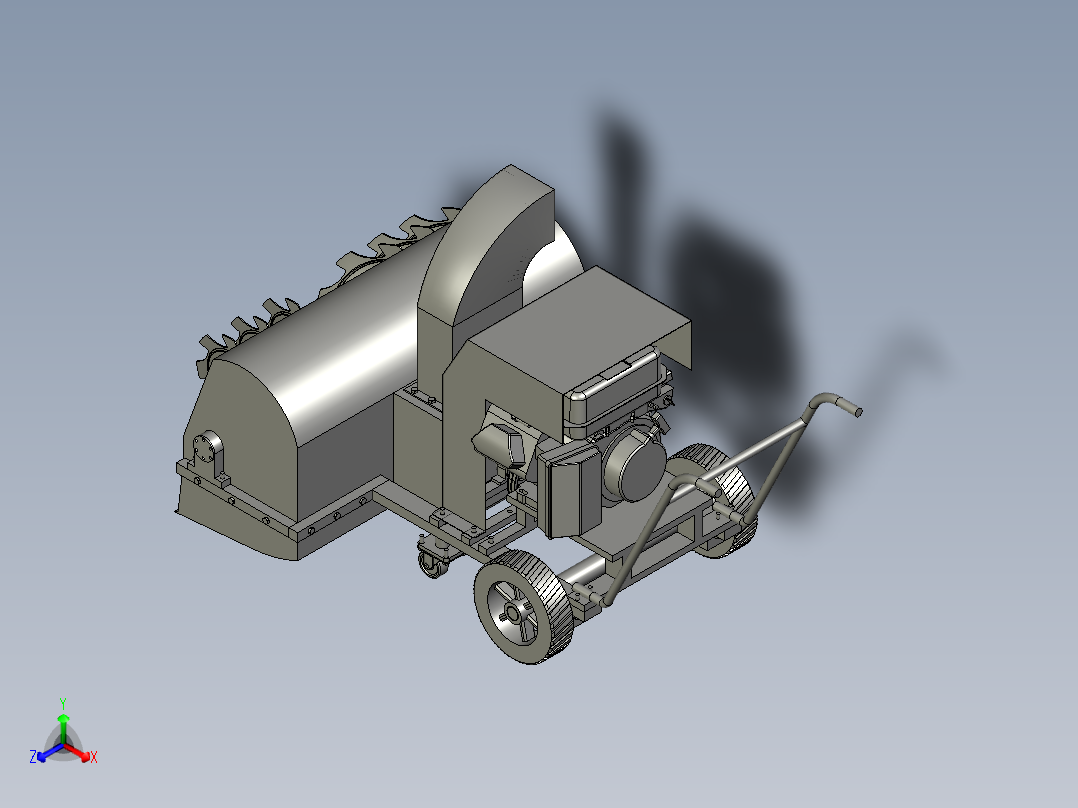扫雪机小区物业抛雪清雪机