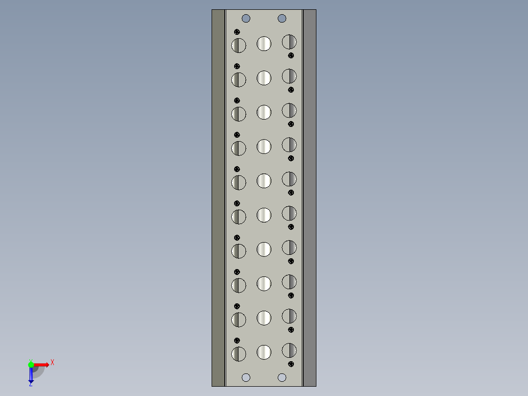 汇流板ALRTAC100M-10F-KH俯视图