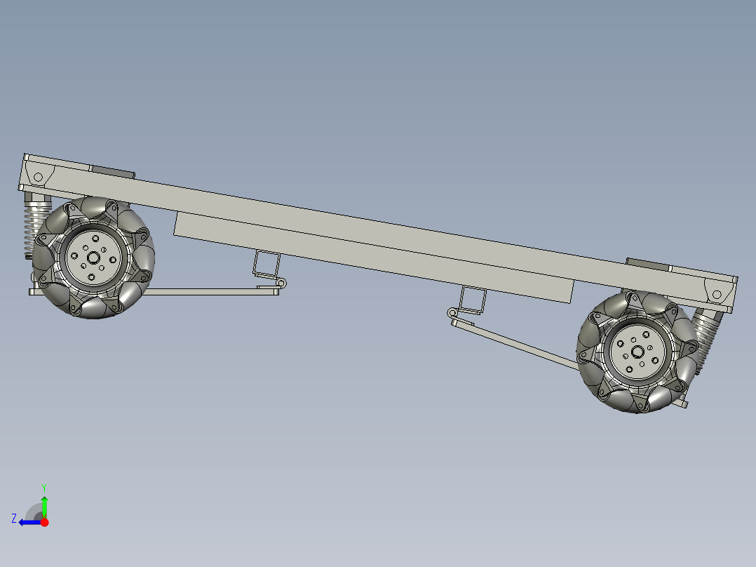 全向精准到位底盘装置右视图