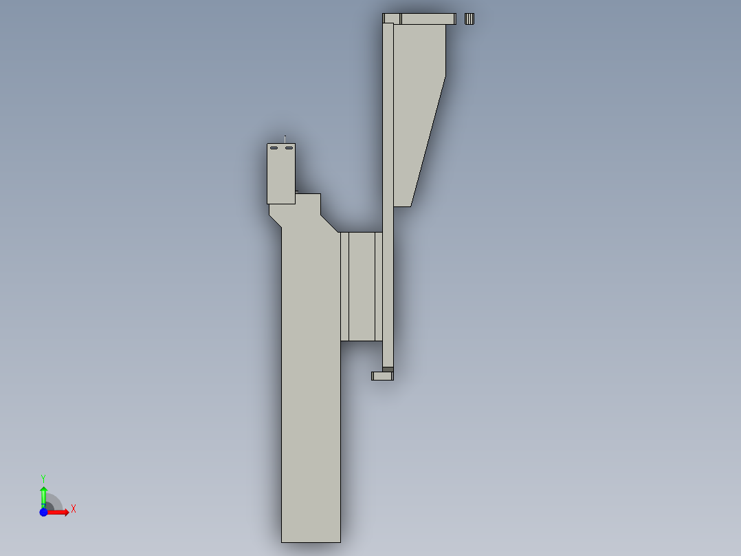 激光机架1前视图