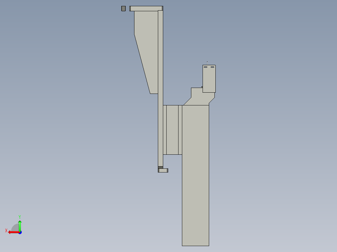 激光机架1后视图