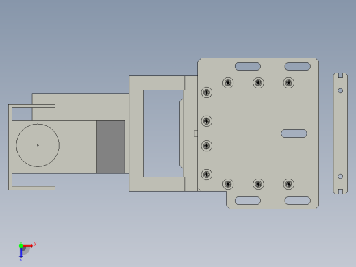 激光机架1俯视缩略图