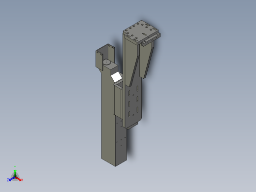 激光机架1正等轴测缩略图