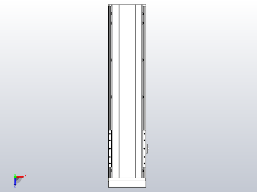 日规模组半封闭丝杆TPA-HNR-202D-2510C-L600-MP-C-P75-N3俯视缩略图