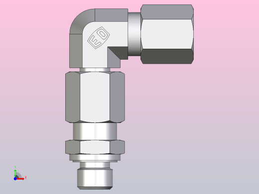 组装式可调旋转弯头EW06ZLREDCF前视缩略图