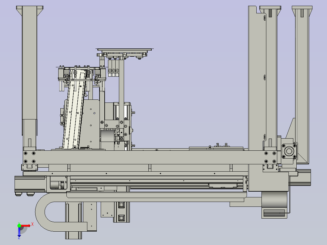 F01AE00021-D30000龙门架模组俯视图