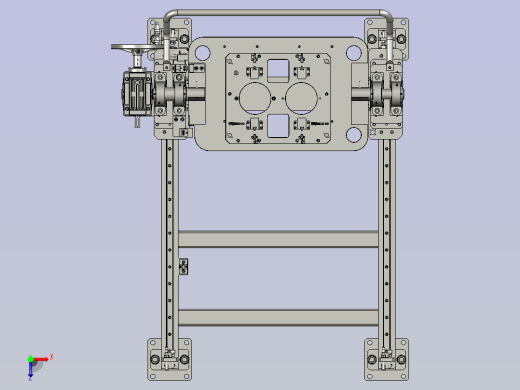 手摇式180度翻转涂胶工装俯视缩略图