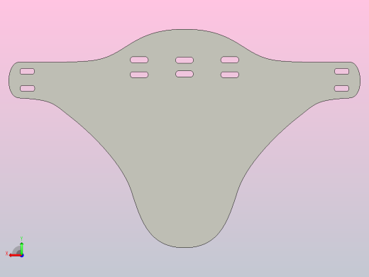 自行车挡泥板后视缩略图