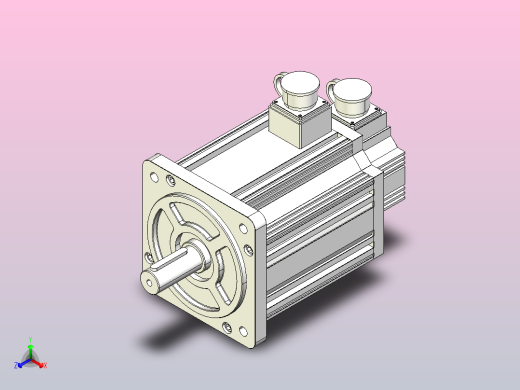 110-180系列伺服电机[130ST-M07725]正等轴测缩略图