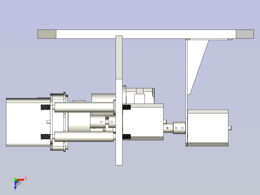 汽车操纵机构按钮耐久试验台俯视缩略图