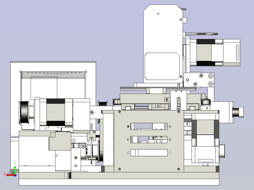 一款电器缠绕机3D模型后视缩略图