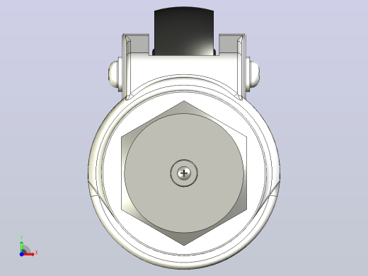 旋转车轮d50mm，带锁定功能，承重300 kg前视缩略图