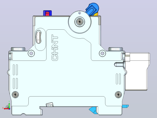 NXBLE-32 3P剩余电流动作断路器三维模型202405后视缩略图