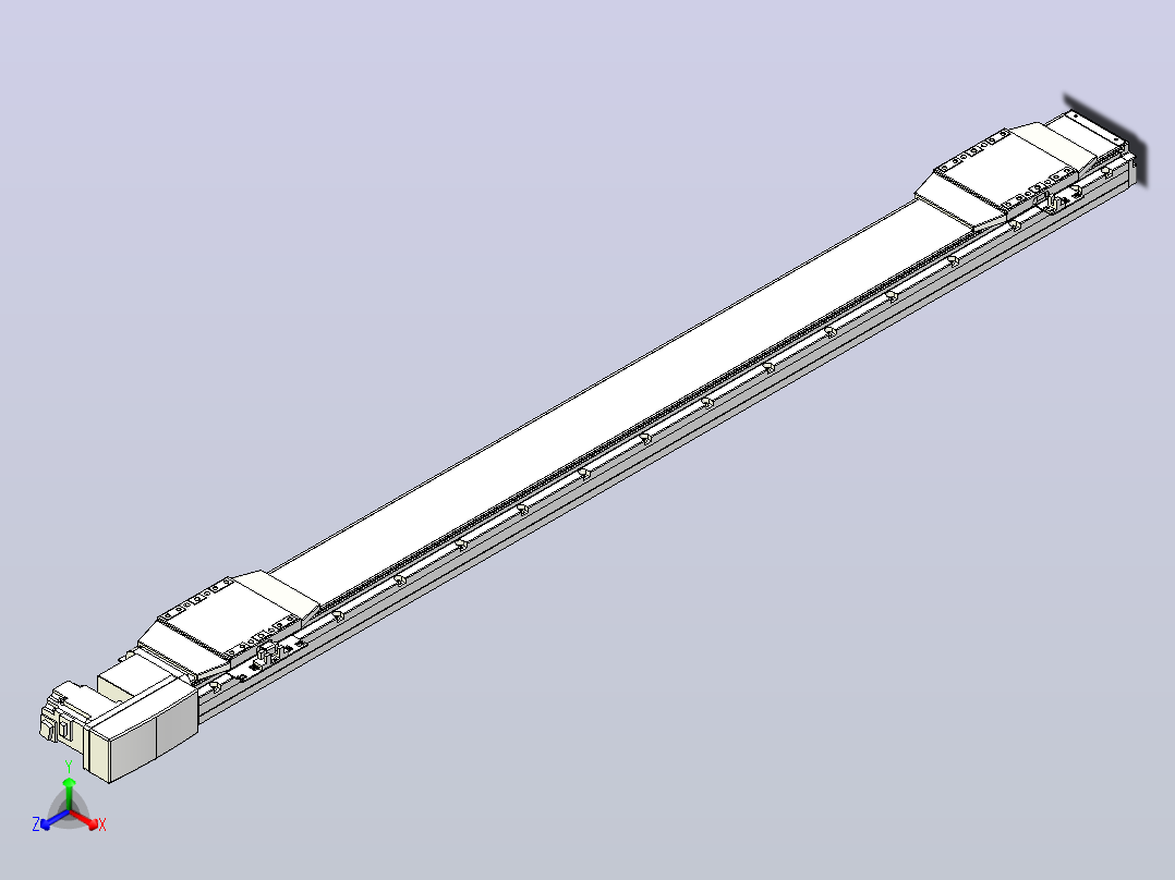 皮带直线轴双滑块型TPA-GCBS-120-P70-L525-QR-M20-N3主视图
