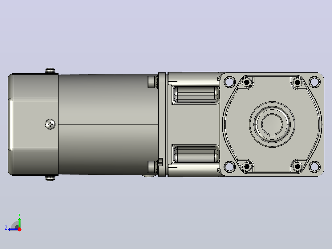 交流减速机5IK60RGU-CF(5GU3RC-180RC)新右视图