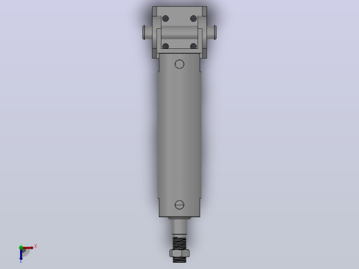 CG1轻型气缸系列[CG1BN40X100]俯视缩略图