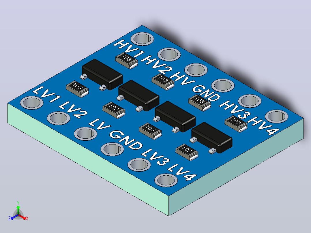 逻辑电平转换器主视图