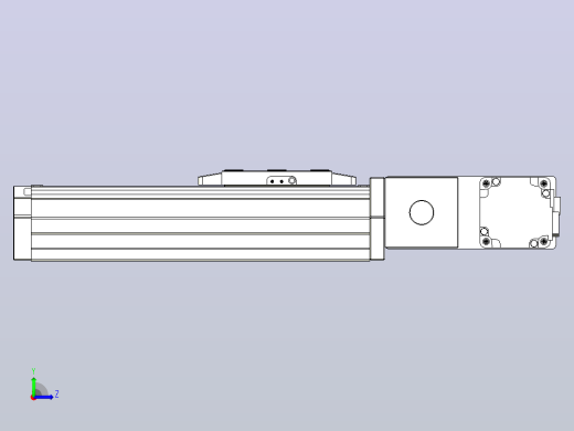 机器人皮带驱动直线轴TPA-GCB-80-P60-L100-QR-M20-N3左视缩略图