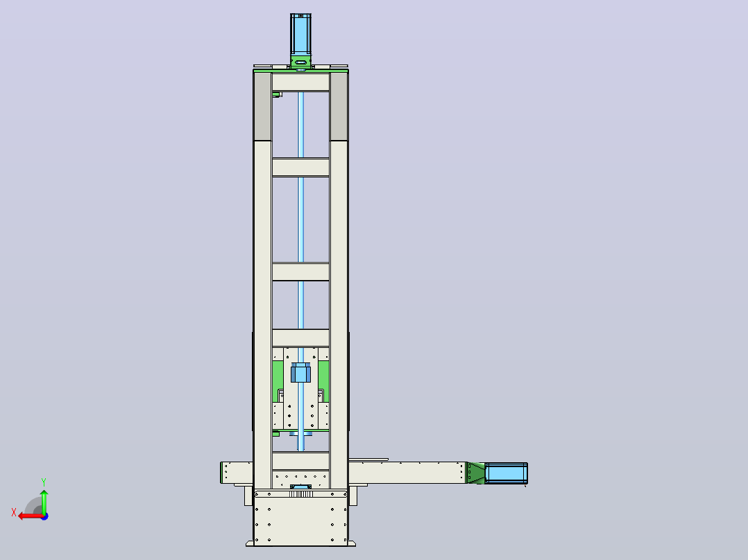 最终DIY铣床226x150x620 SBR20 SFU1605 (1)后视图