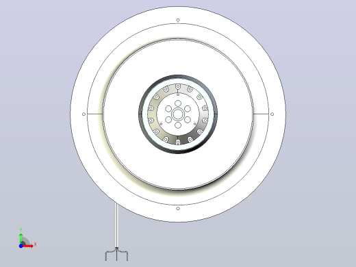 后倾式离心风机YWFB355[YMFB4E355]前视缩略图