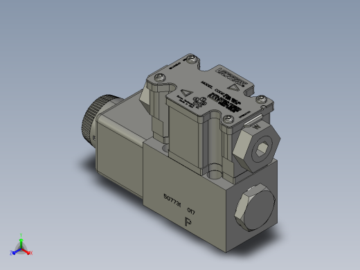 伊顿液压元件DG4V-3S-A-FW-60-AC正等轴测缩略图