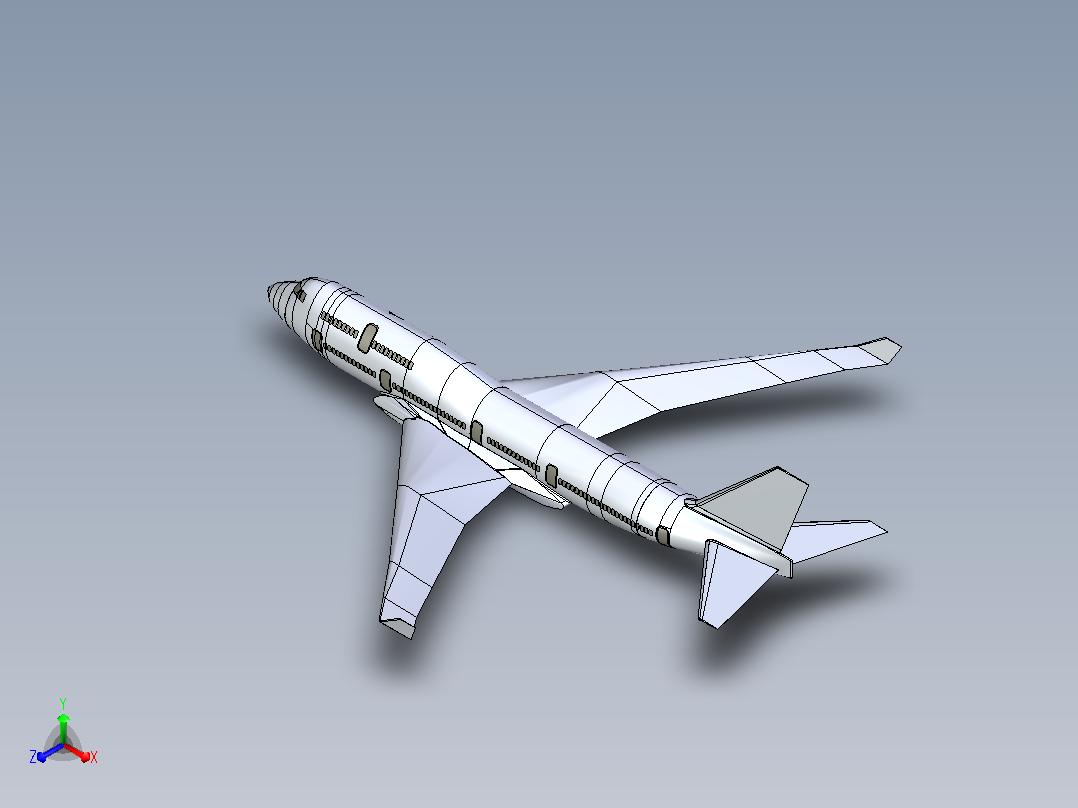 空中客车A380主视图