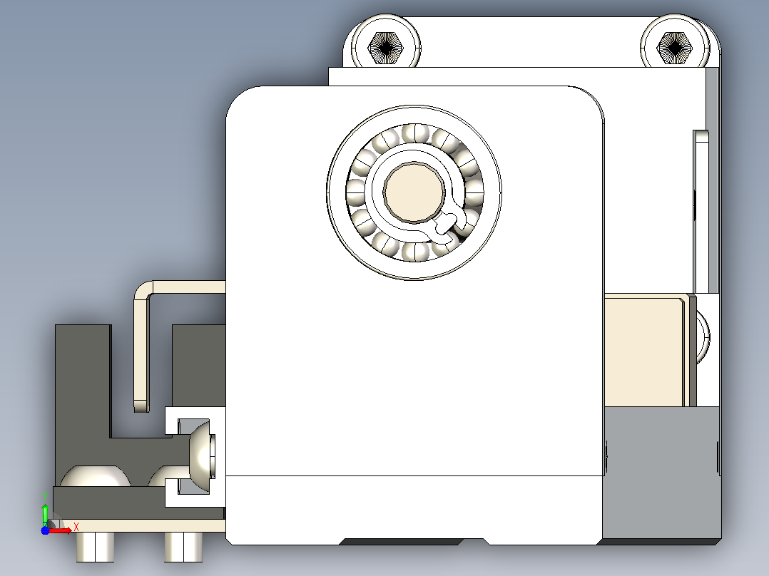 FSL30 直线模组[FSL30-E300-04-BC-B28]前视图