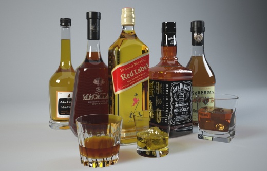 威士忌酒瓶缩略图