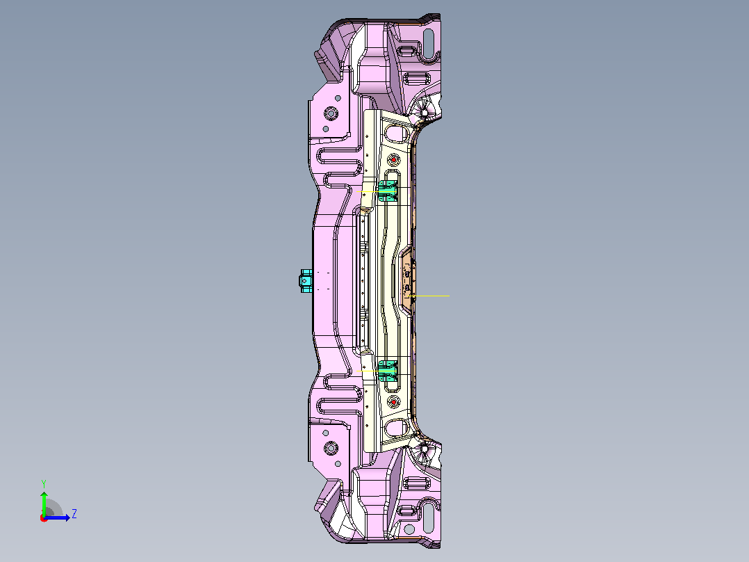 力帆X60 S5601100后围板总成左视图