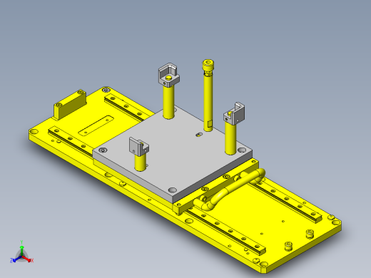 孔槽深度检测夹具
