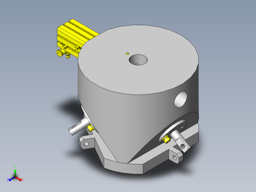 机器人用3爪机械手
