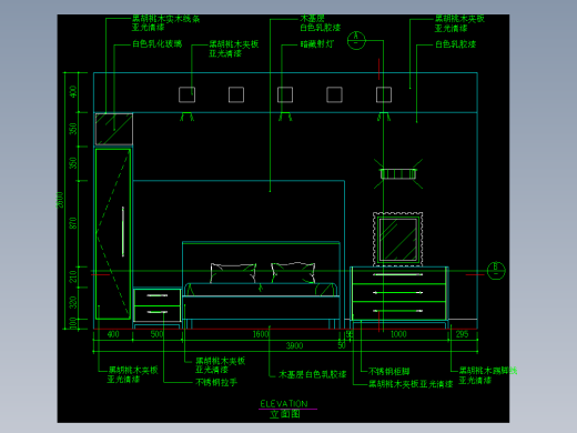家装类CAD土块(二)-FH01082D